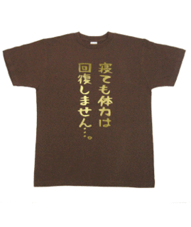 寝ても体力は回復しません…。